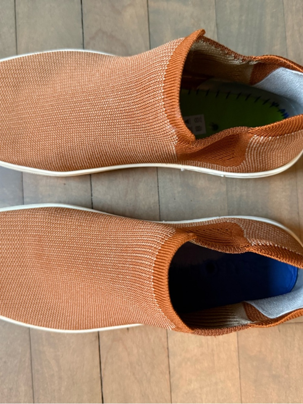 Rothy’s Chelsea Fawn Rust Ankle Boot Sneaker Washable Size 9.5 - Picture 5 of 10